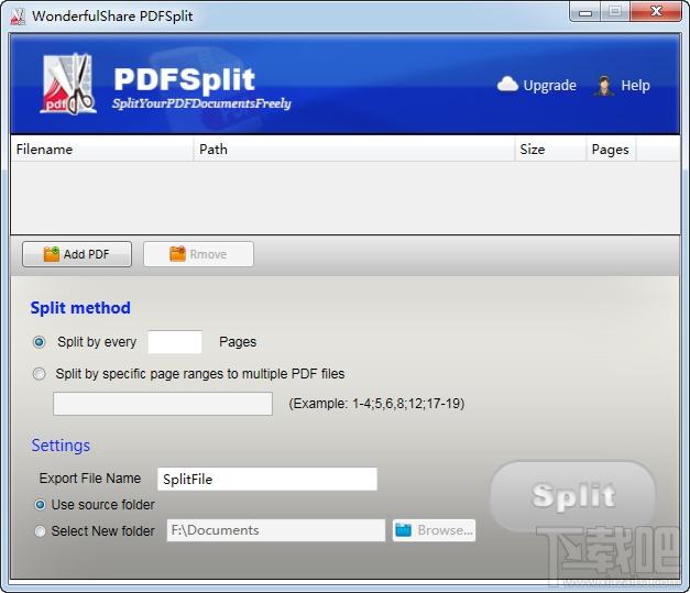 Wonderfulshare PDF Split,PDF Split,pdf分割工具,pdf分割软件