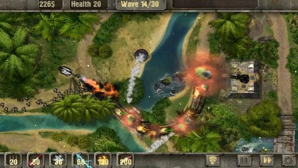 战地防御原型最新版(defense zone original)下载,战地防御原型,塔防游戏
