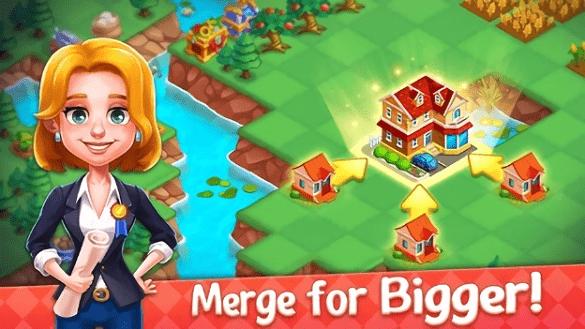 合并梦想小镇游戏(merge farmtown)下载,合并梦想小镇,农场游戏,经营游戏